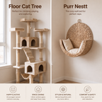 PALO™ Handwoven Wall-Mounted Pet Bed